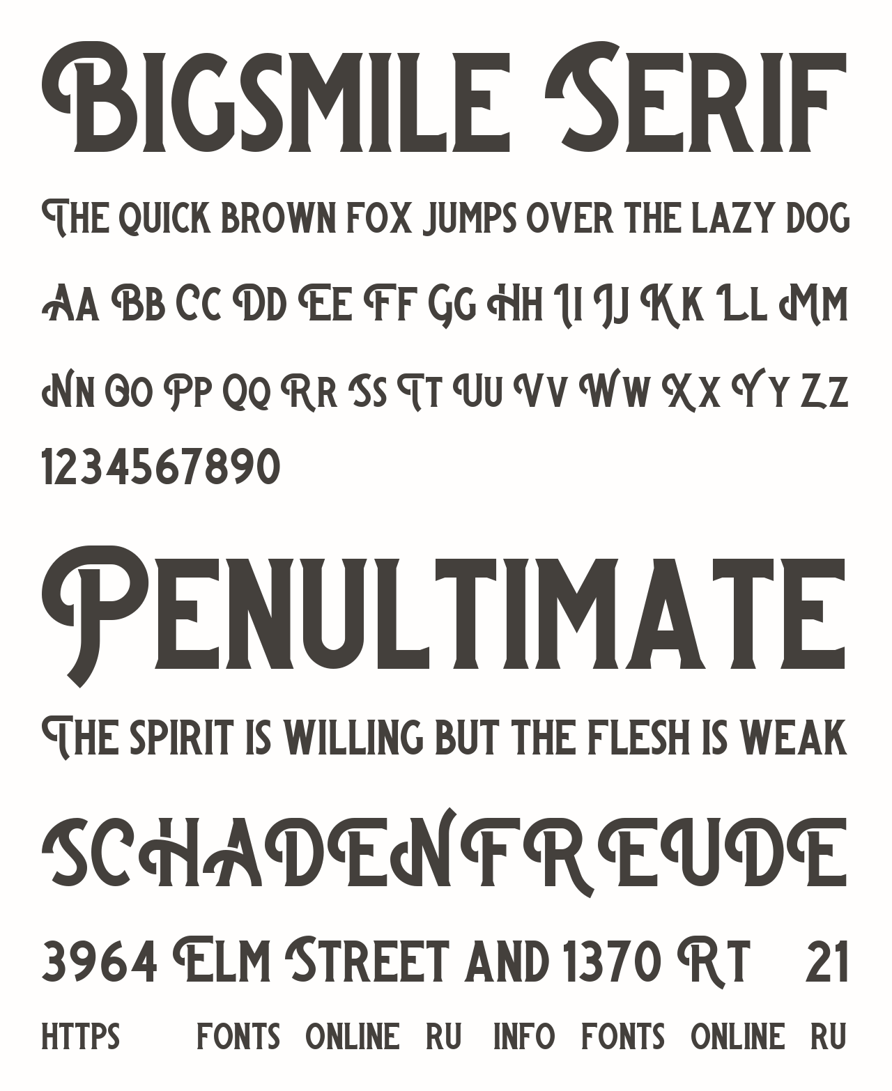 Bigsmile Serif Free Font Download